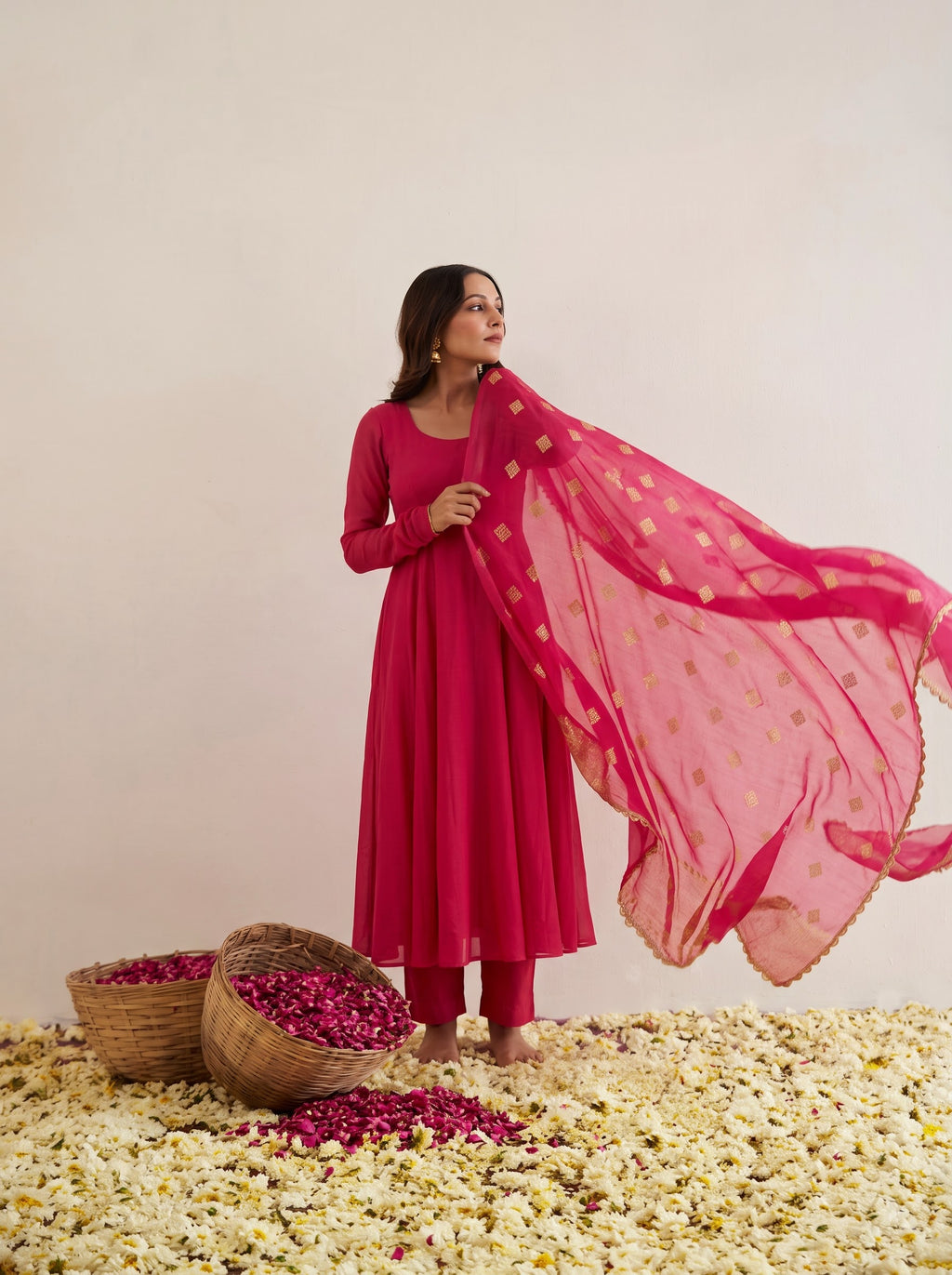 Zari Embroidered Dupatta