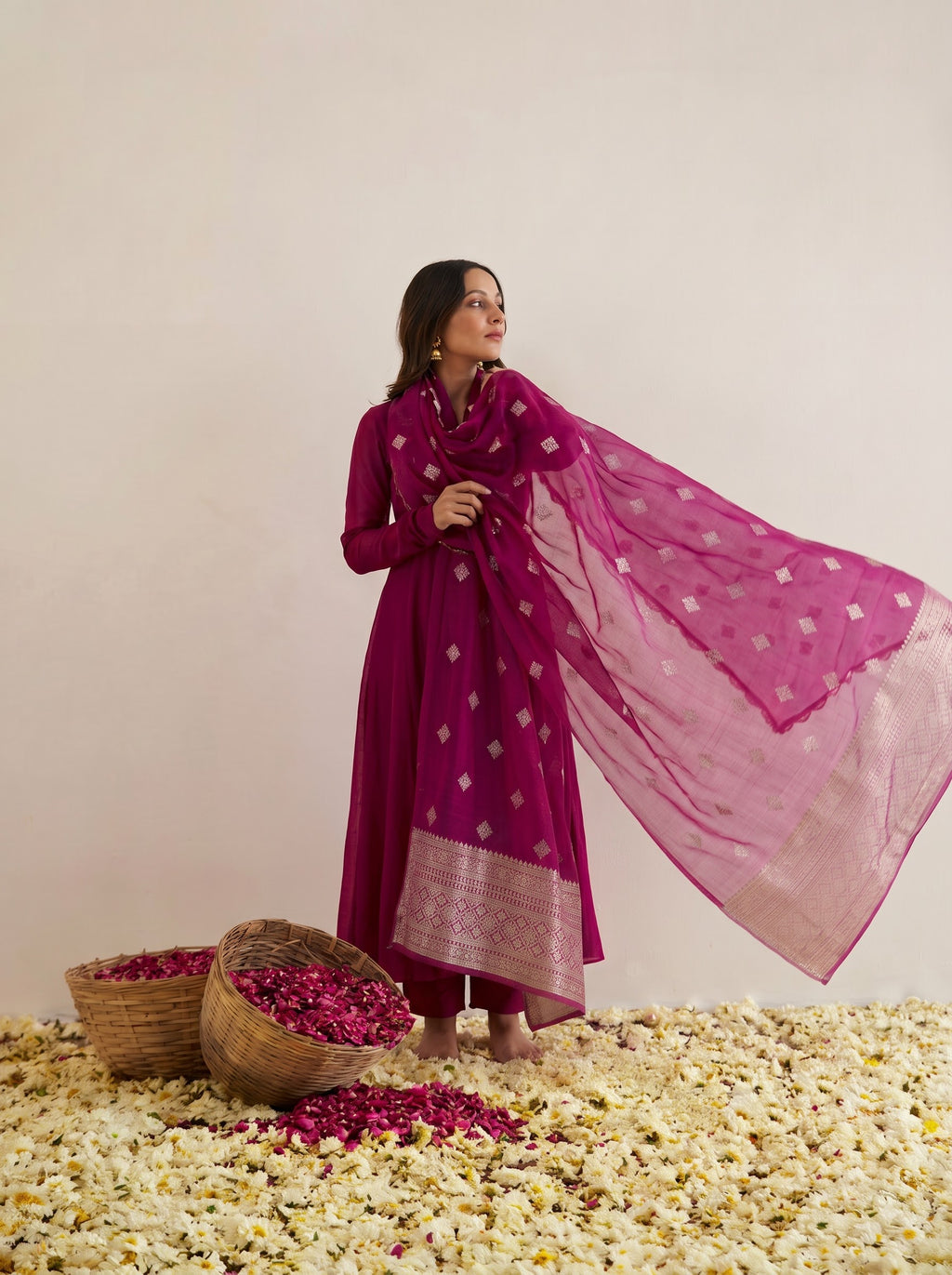 Zari Embroidered Dupatta