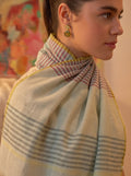Melange Jacquard Viscose Stole