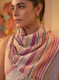 Melange Jacquard Viscose Stole