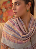 Melange Jacquard Viscose Stole
