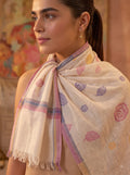 Melange Jacquard Viscose Stole