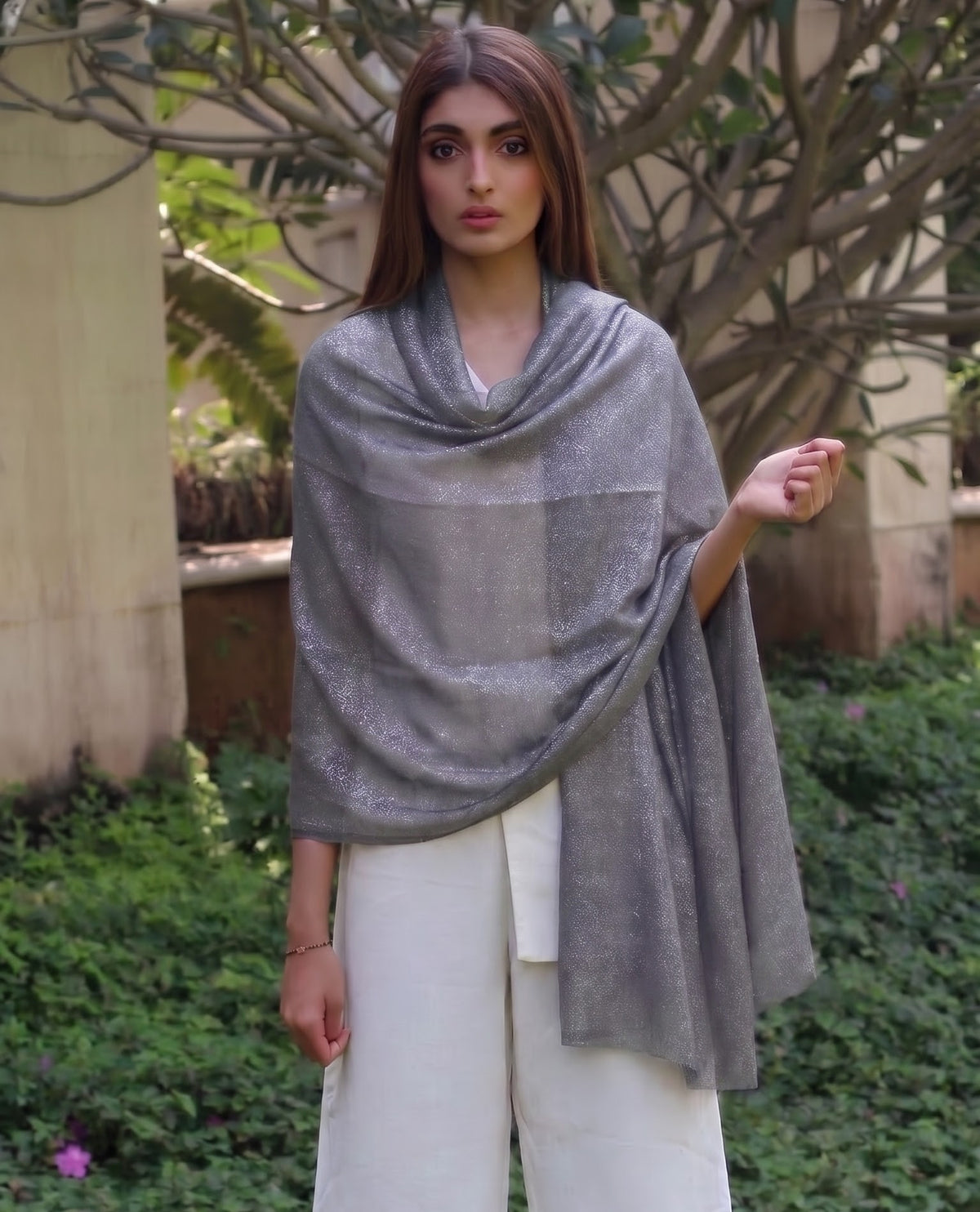 viscose full lurex stole