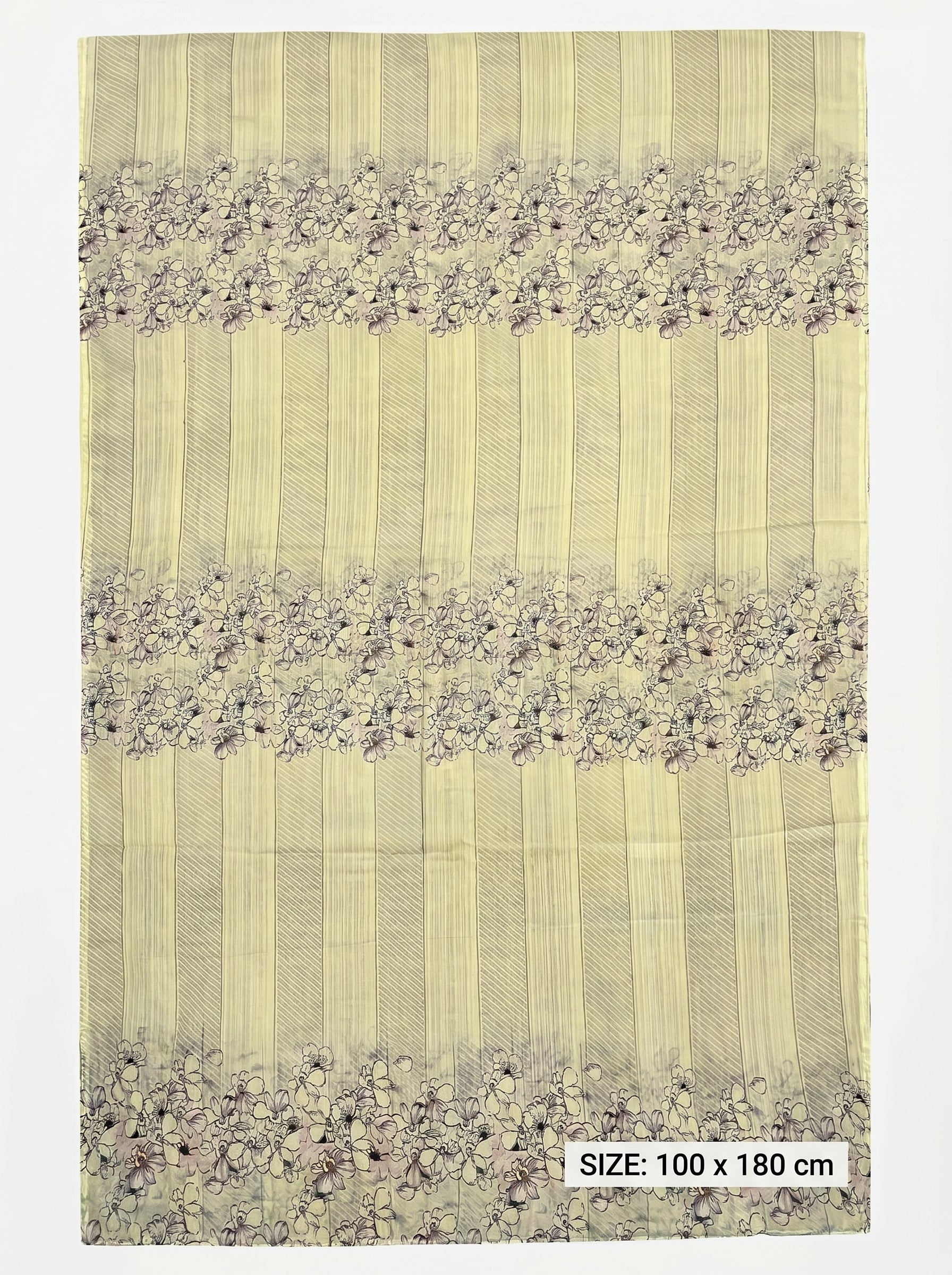 2 IN 1 Digital Print Chiffon Stole | 100x180 cm
