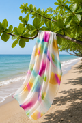 Luxury Silk Multi-Print Printed Stole (100x195 cm)